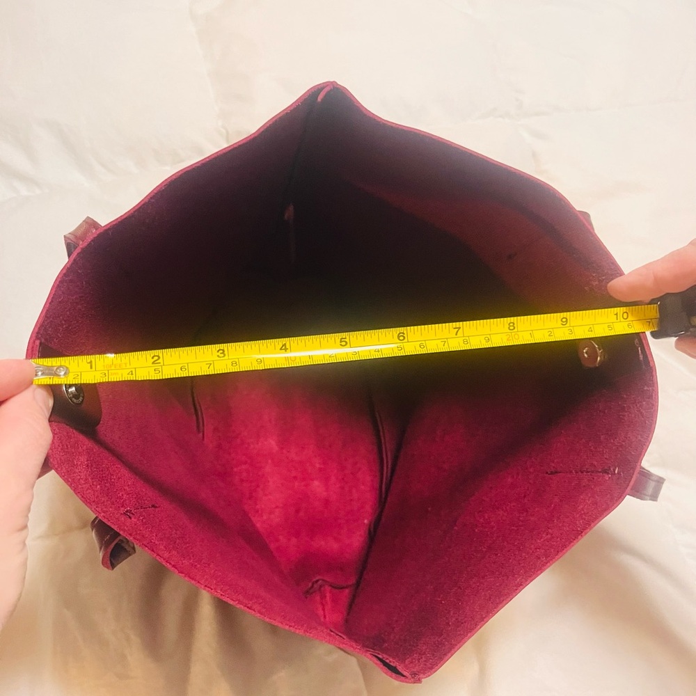 Source Unknown Burgundy Tote Bag - Picture 7 of 7